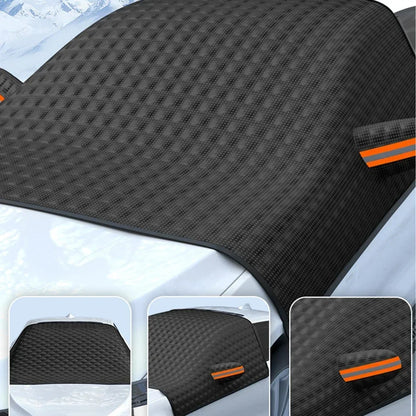 Universal Car Windshield Cover - Thickened Magnetic Frostproof Sun Shade 3