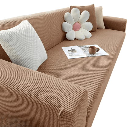 JACQUA SHIELD – Waterproof Sofa Cover with Non-Slip Backing and Jacquard Design