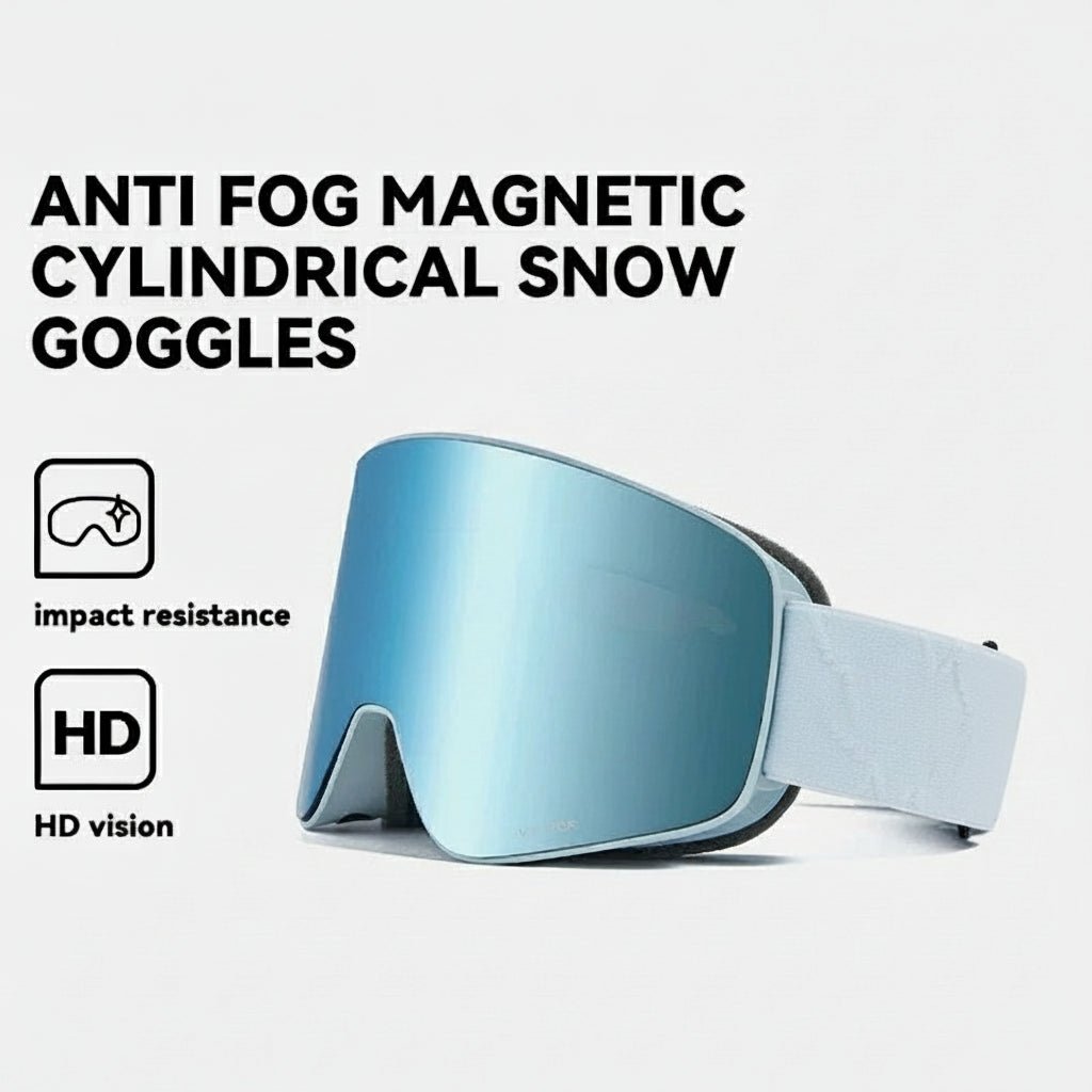 VECTOR Double Layer Anti-Fog Magnetic Ski Goggles with UV400 Protection 0