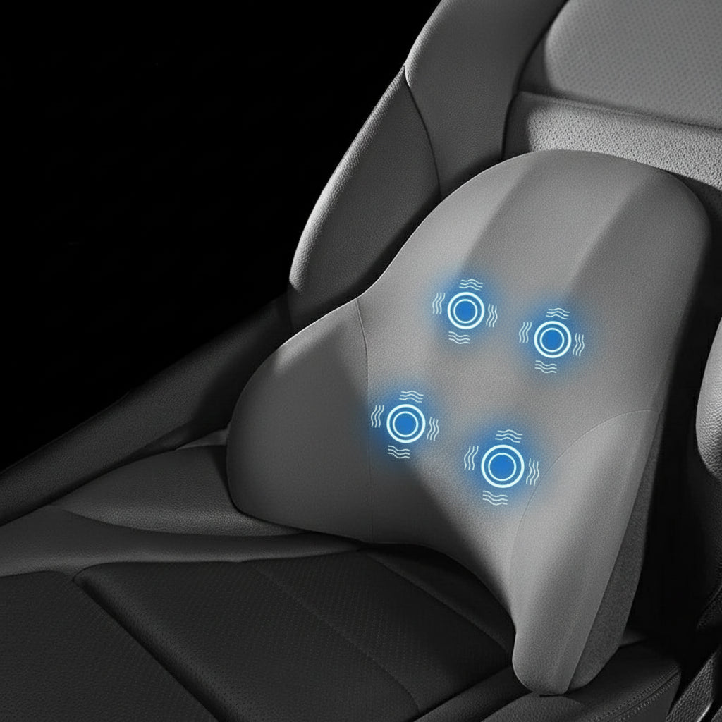 VIBRAREST – Electric Neck & Lumbar Support Pillow for Car & Office 7