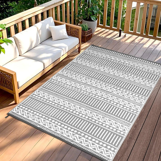 VIKAMA Outdoor Carpet Rug - Soft Anti-Slip Mat for Indoor & Outdoor Use 0