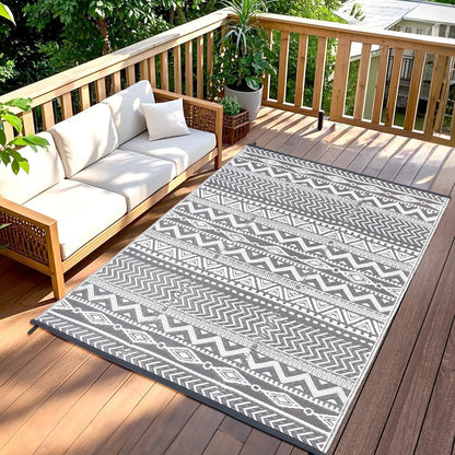 VIKAMA Outdoor Carpet Rug - Soft Anti-Slip Mat for Indoor & Outdoor Use 10