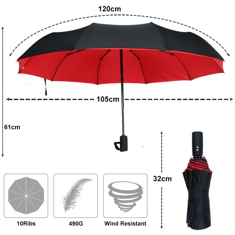Vardi Dante - Windproof Storm Umbrella with Automatic One-Handed Operation 7