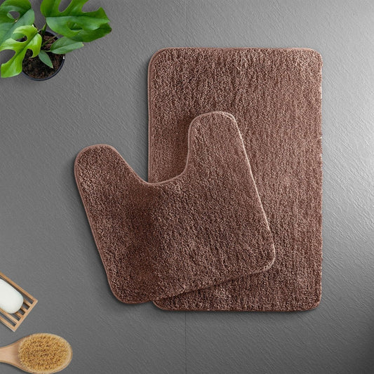VeluSoft Plush Microfiber Bath Mat | Quick-Absorbing, Non-Slip Bathroom Rug for Comfort and Safety 0