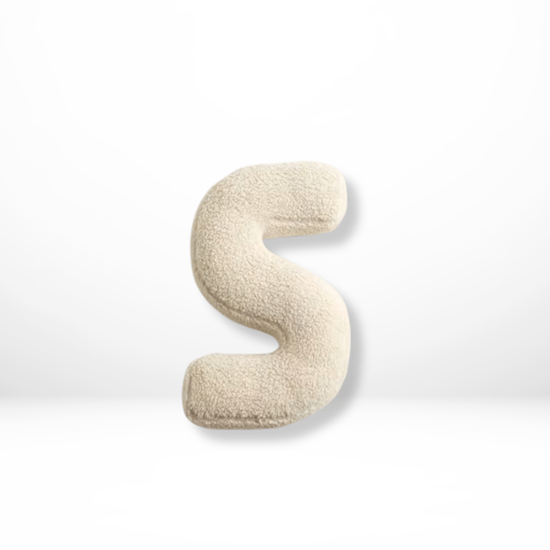 Velura Alphabet Cushion - Soft Velvet Decorative Letter for Personalized Home Decor 11