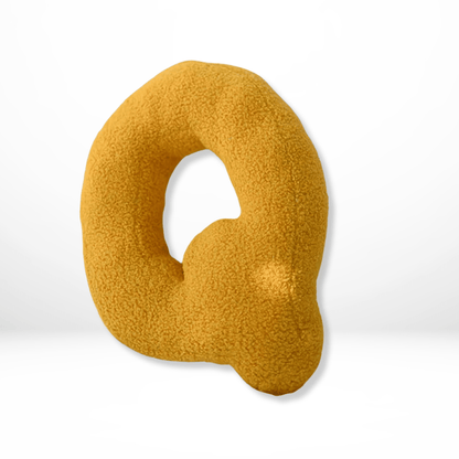 Velura Alphabet Cushion - Soft Velvet Decorative Letter for Personalized Home Decor 16