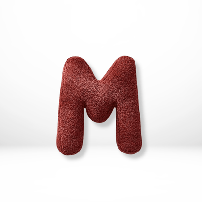 Velura Alphabet Cushion - Soft Velvet Decorative Letter for Personalized Home Decor 22