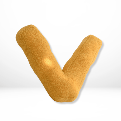 Velura Alphabet Cushion - Soft Velvet Decorative Letter for Personalized Home Decor 25