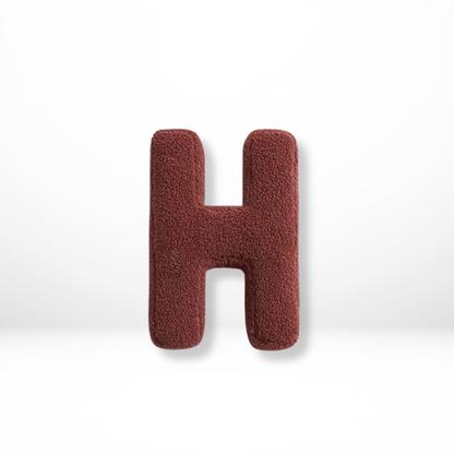 Velura Alphabet Cushion - Soft Velvet Decorative Letter for Personalized Home Decor 26