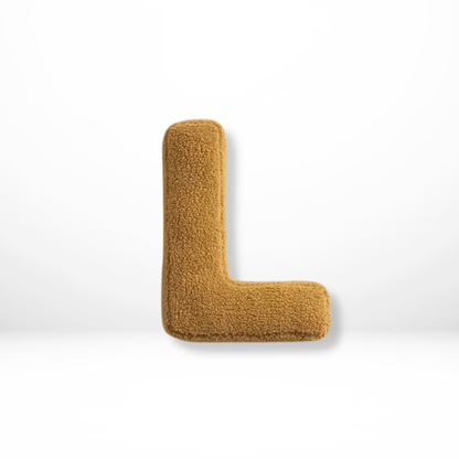 Velura Alphabet Cushion - Soft Velvet Decorative Letter for Personalized Home Decor 27