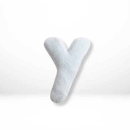 Velura Alphabet Cushion - Soft Velvet Decorative Letter for Personalized Home Decor 28