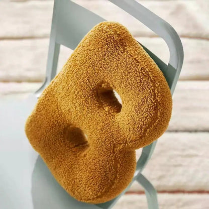 Velura Alphabet Cushion - Soft Velvet Decorative Letter for Personalized Home Decor 3