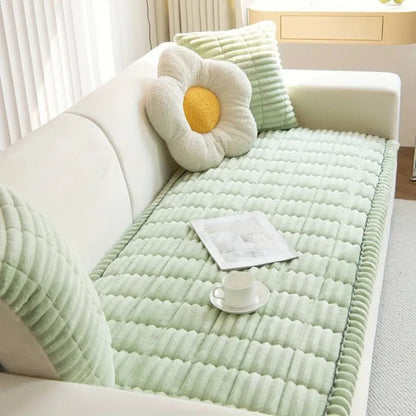 Veluxe Shield – Premium Plush Sofa Slipcover 1