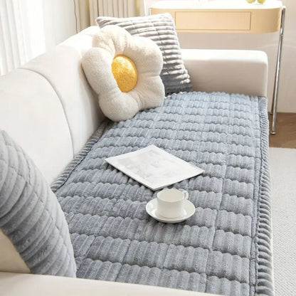 Veluxe Shield – Premium Plush Sofa Slipcover 5