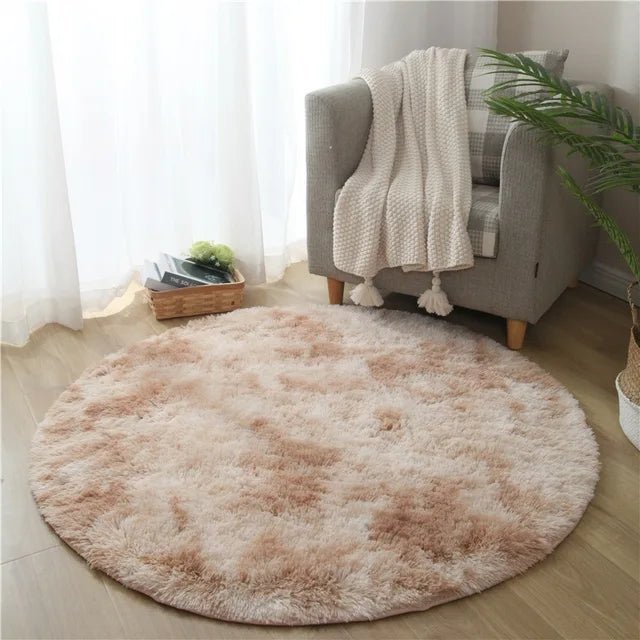 Velvéri Luxe FluffyMat Rug | Ultra-soft round plush rug for cozy home and bedroom décor 1