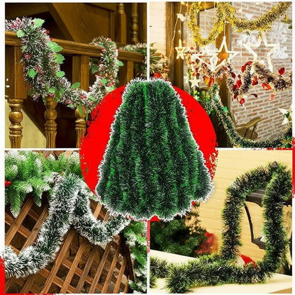 Verdant - Premium Green Christmas Decoration Tape for Wreaths & Tree Decor 5