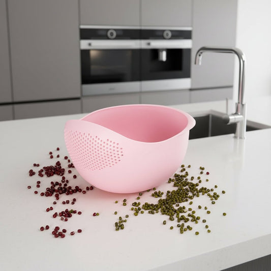 Versatile Double Layer Colander - Durable PP Drain Basket with Comfortable Handles 6