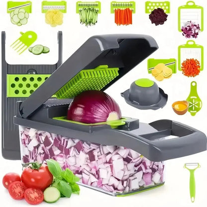 Versatile Kitchen Vegetable Chopper - 14-in-1 Food Vegetable Chopper Tool 0