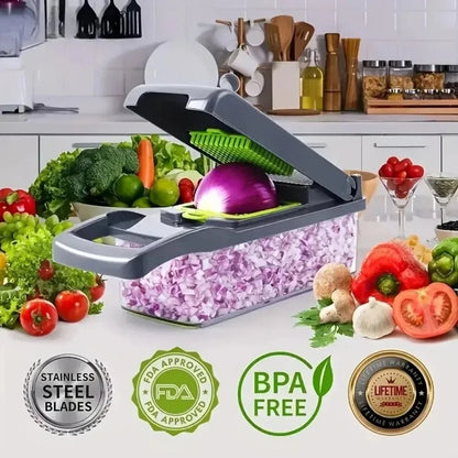 Versatile Kitchen Vegetable Chopper - 14-in-1 Food Vegetable Chopper Tool 1