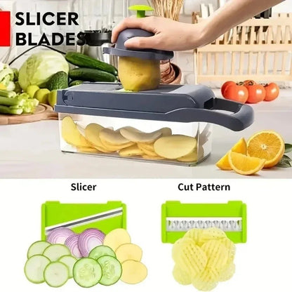 Versatile Kitchen Vegetable Chopper - 14-in-1 Food Vegetable Chopper Tool 3