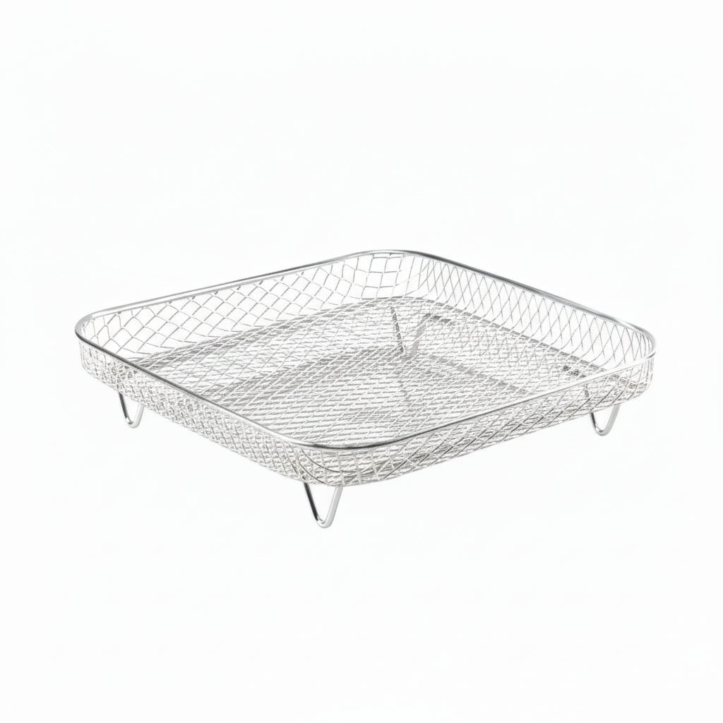 Versatile Non-Stick Air Fryer Baking Tray Set with Stackable Cooking Rack 8