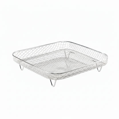 Versatile Non-Stick Air Fryer Baking Tray Set with Stackable Cooking Rack 8