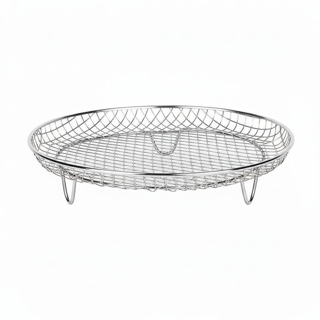 Versatile Non-Stick Air Fryer Baking Tray Set with Stackable Cooking Rack 9