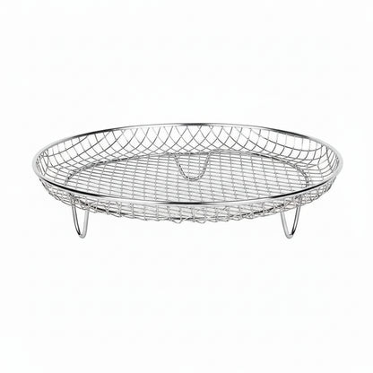 Versatile Non-Stick Air Fryer Baking Tray Set with Stackable Cooking Rack 9