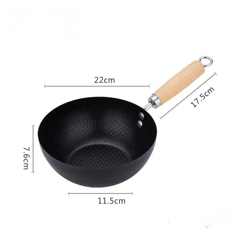 Versatile Non-Stick Mini Frying Pan - Durable Wrought Iron Skillet for Omelettes 8