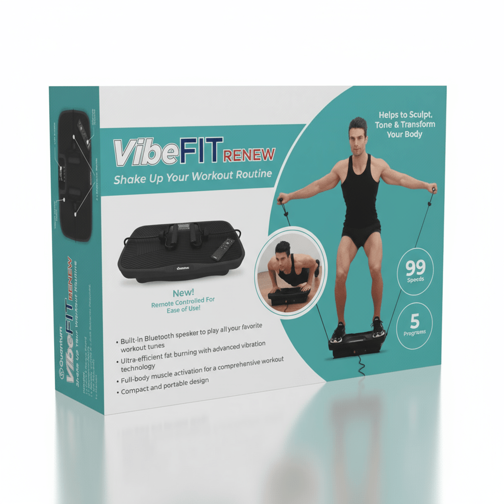 VibeFIT Renew - Advanced Whole Body Vibration Platform for Full Body Workout 0
