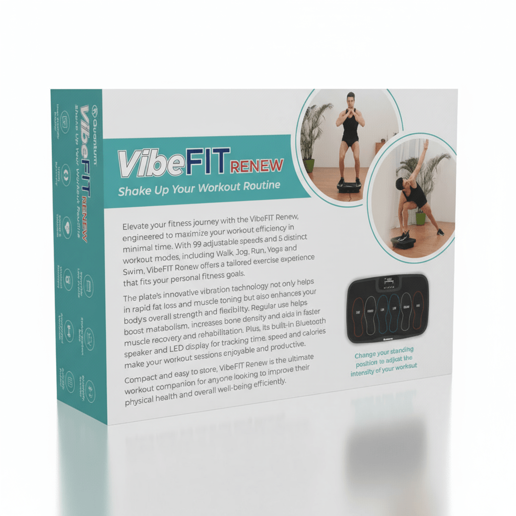 VibeFIT Renew - Advanced Whole Body Vibration Platform for Full Body Workout 1