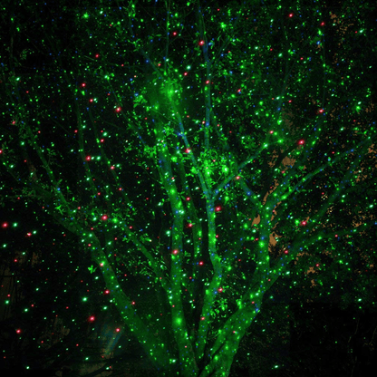 Vibrant Outdoor Laser Light Projector - Red & Green LED with Multiple Display Modes 3