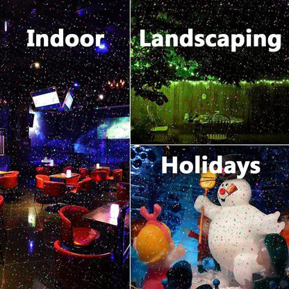 Vibrant Outdoor Laser Light Projector - Red & Green LED with Multiple Display Modes 7