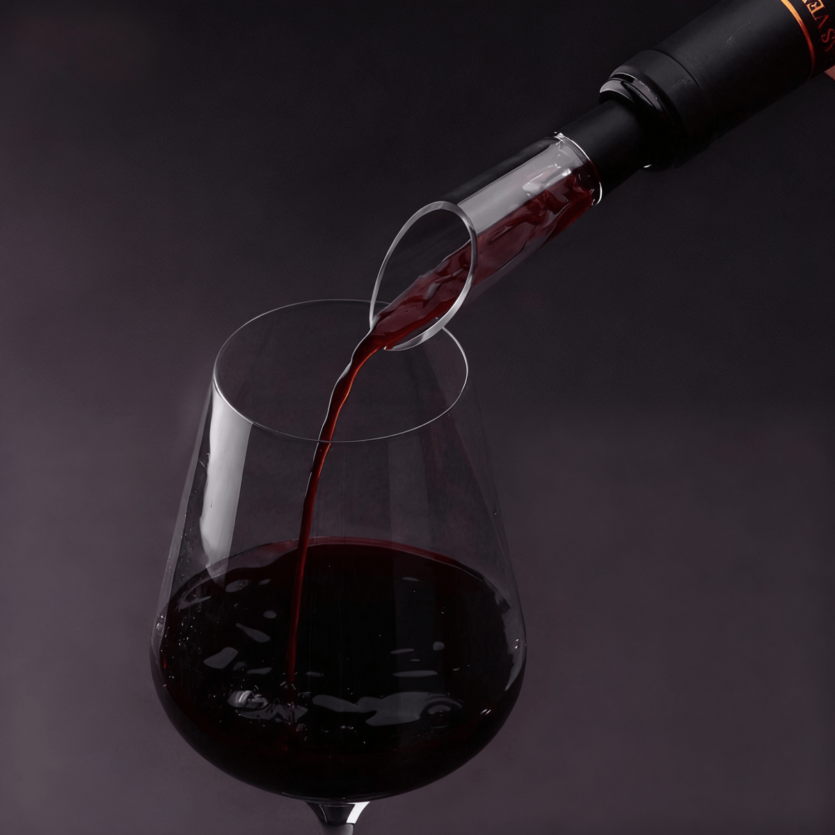 Vinolux – 4-in-1 Electric Wine Opener – Corkscrew with Pourer, Foil Cutter & Vacuum Stopper for an Effortless Wine Experience 3