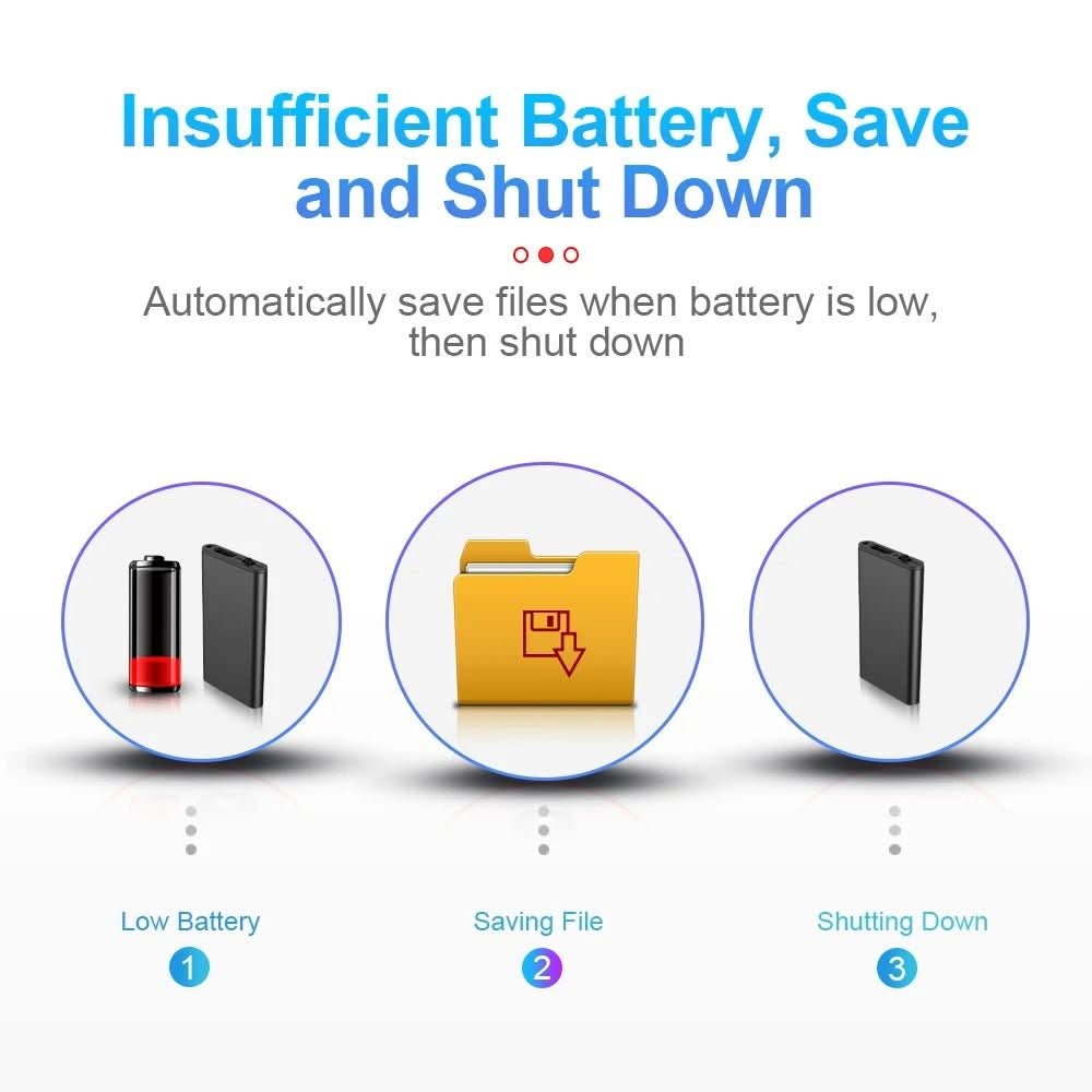 VoiceNote Mini – Ultra-light Dictation Device with Voice Activation & 32 GB Storage 7