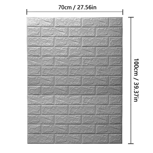 Wallform – 3D Foam Wallpaper with Brick Pattern for Modern Walls