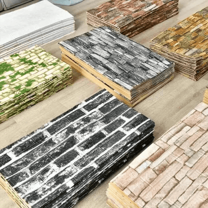 Wallform – 3D Foam Wallpaper with Brick Pattern for Modern Walls