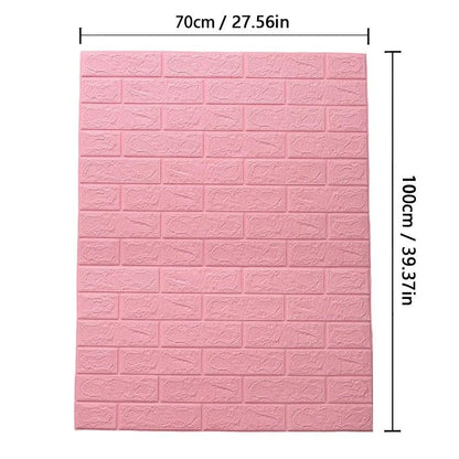 Wallform – 3D Foam Wallpaper with Brick Pattern for Modern Walls