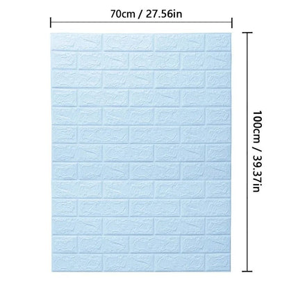 Wallform – 3D Foam Wallpaper with Brick Pattern for Modern Walls