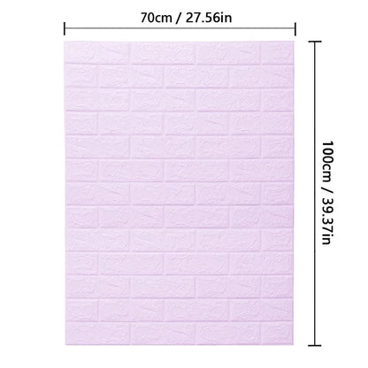 Wallform – 3D Foam Wallpaper with Brick Pattern for Modern Walls