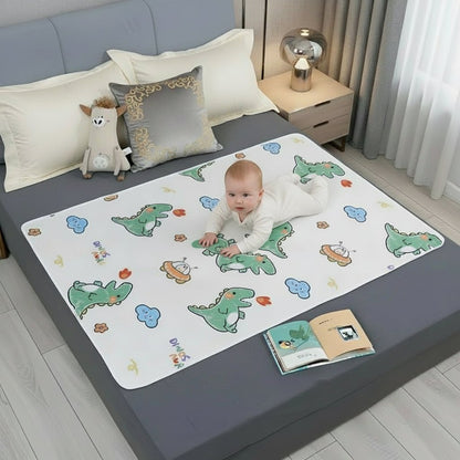 Washable Waterproof Mattress Protector - Four-Layer Comfort for Babies, Adults & Pets 0