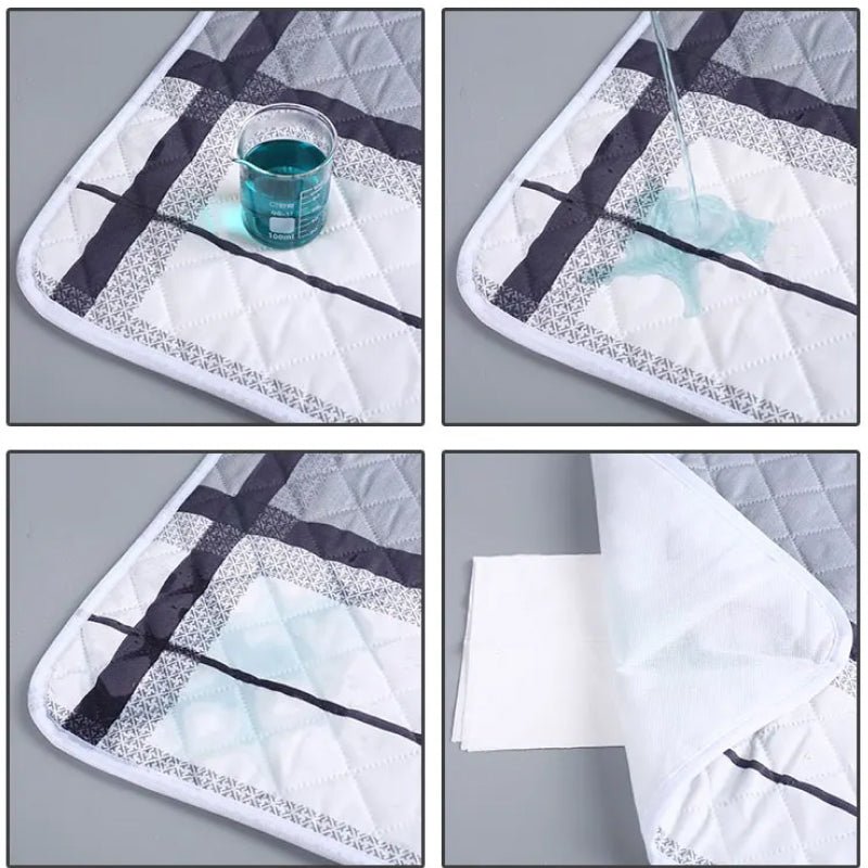 Washable Waterproof Mattress Protector - Four-Layer Comfort for Babies, Adults & Pets 1