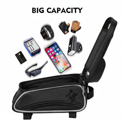 Waterproof Bicycle Bag with Touch Screen Case - Durable Biking Pack for MTB and Road Bikes 4