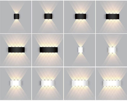 Waterproof LED Outdoor Wall Light - Elegant Aluminum Design, Energy Efficient 2
