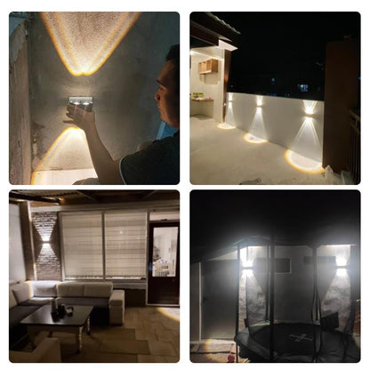 LUMIWALL - Waterdichte LED-buitenwandlamp met modern aluminium ontwerp