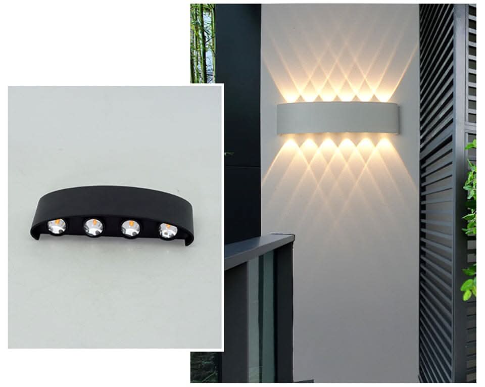 Waterproof LED outdoor wall light - Elegant & energy-efficient outdoor lighting made of aluminium 6