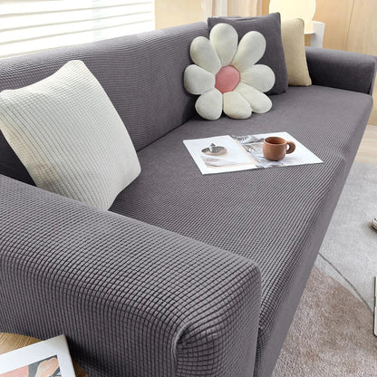 JACQUA SHIELD – Waterproof Sofa Cover with Non-Slip Backing and Jacquard Design