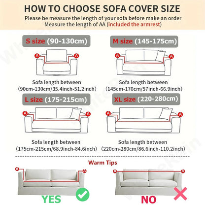 JACQUA SHIELD – Waterproof Sofa Cover with Non-Slip Backing and Jacquard Design