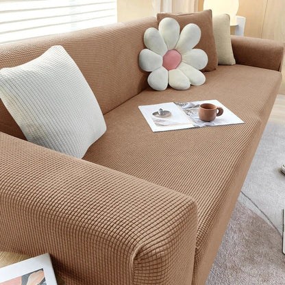 JACQUA SHIELD – Waterproof Sofa Cover with Non-Slip Backing and Jacquard Design