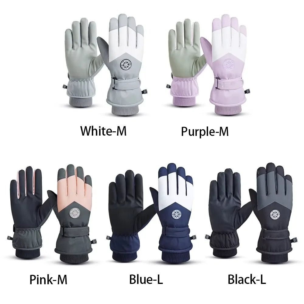 Waterproof Winter Ski Gloves for Men & Women - Touch Screen & Non-Slip Design 2